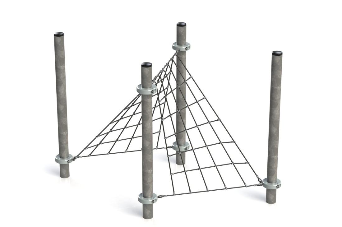 Commercial Inclusive Playground Equipment KBT Rope Structure Climbing